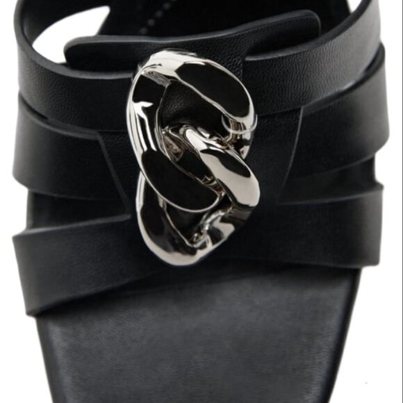 ZARA STRAPPY PLATFORM HEEL SANDALS SIZE 9US Black | 3345/910 - Picture 6 of 14